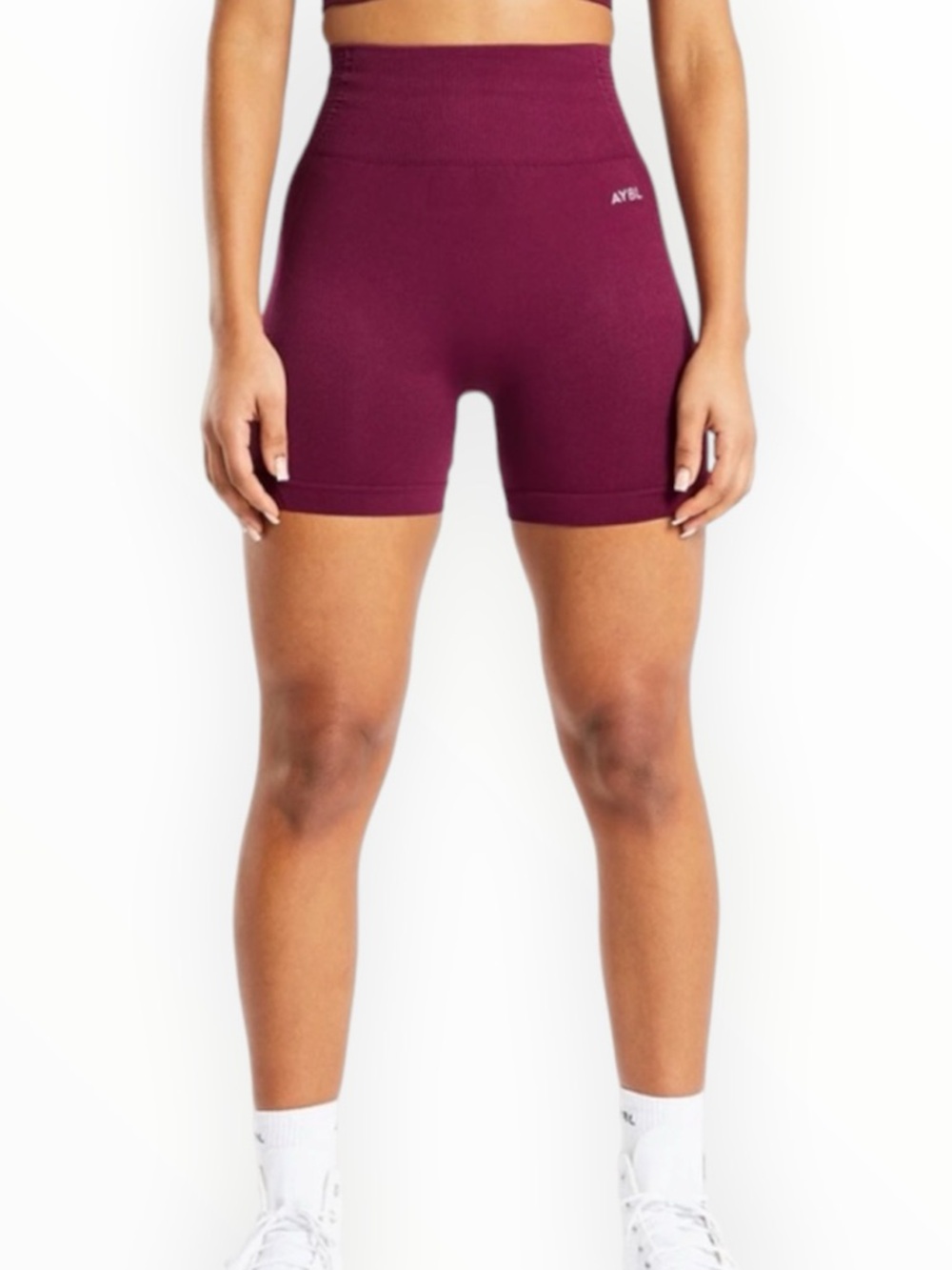 AYBL BALANCE V2 SEAMLESS SHORTS, XS NWT PURPLE WINE